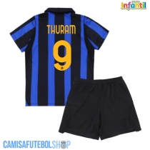Camisa de time de futebol Inter Milan Marcus Thuram #9 Replicas 1º Equipamento Infantil 2026-27 Manga Curta (+ Calças curtas)